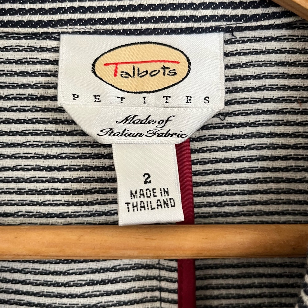 Talbots Striped Blazer - Picture 6 of 7